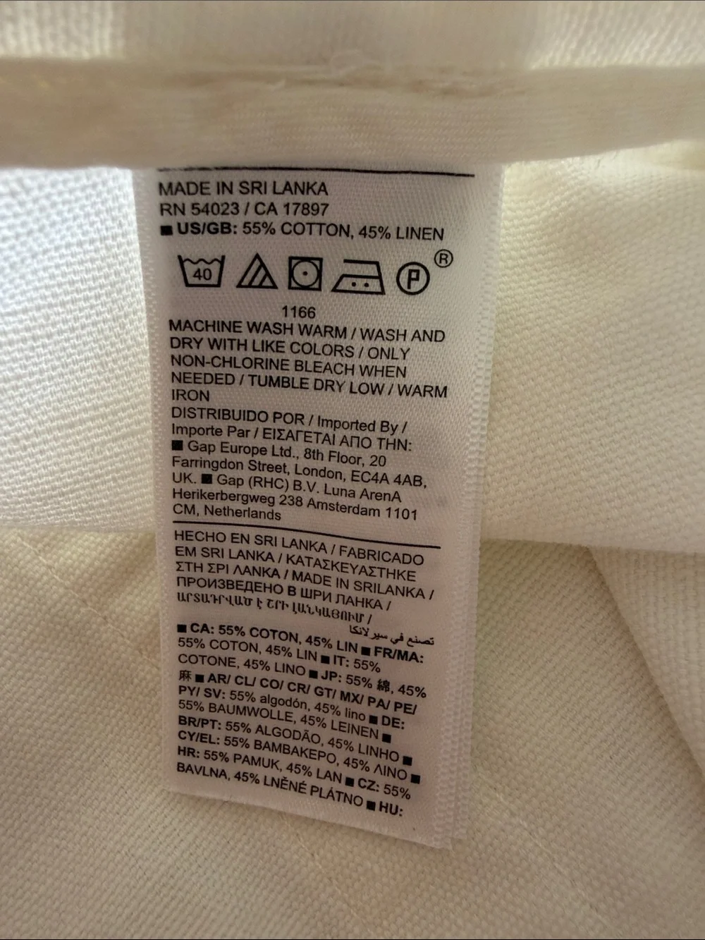 Banana Republic White Cotton Linen Carpenter Wide Leg Utility Pants 10 Petite